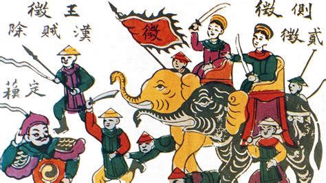 Trưng Sisters Rebellion: 1st Century Resistance Against Chinese Han Dynasty Domination and Fight for Vietnamese Independence